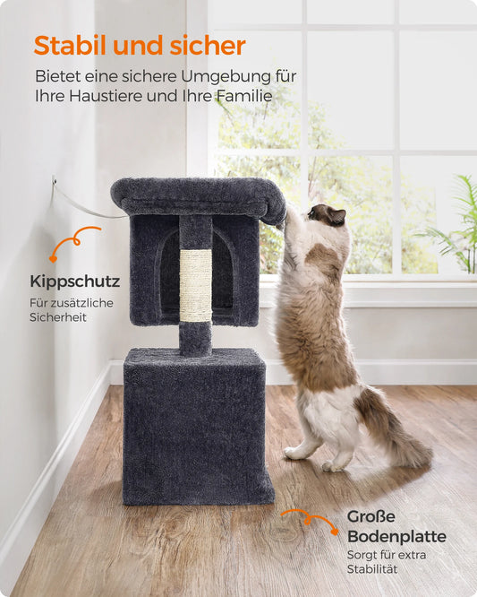 Kuscheliger Katzenbaum mit Kratzspaß